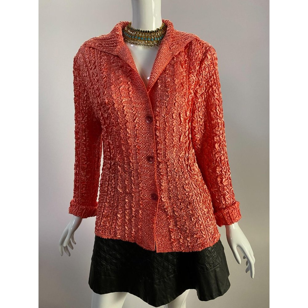 Carina Coral Scrunchy Jacket